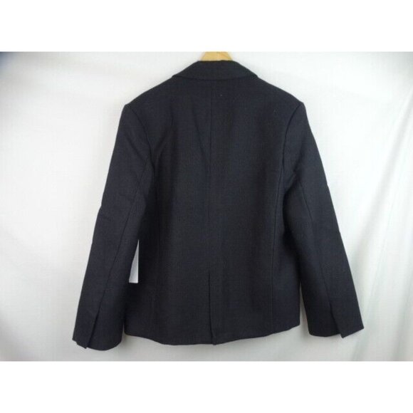 Paper Denim & Cloth Women's Blazer Black Size Large Wool Long Sleeve Jacket - Picture 9 of 11